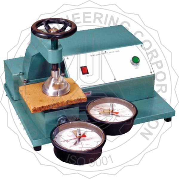 Bursting Strength Tester for Paper Board & Corrugated Board (Clamping Through Hand Wheel)