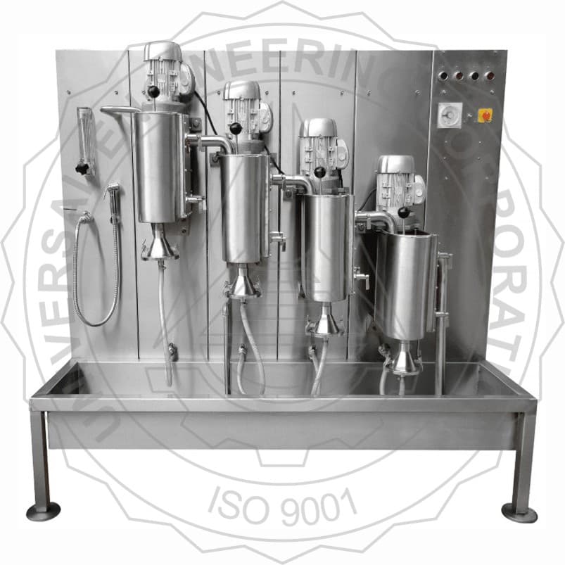Fibre Classifier (Bauer McNett Type) Stainless Steel Screen Model With Three, Four or Five Tanks